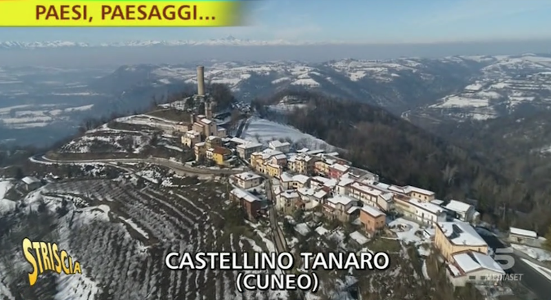 Castellino Tanaro, in Alta Langa, protagonista a Striscia la notizia