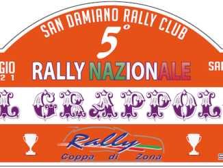 Il rally del Grappolo si correrà il 15 e 16 maggio a San Damiano d'Asti
