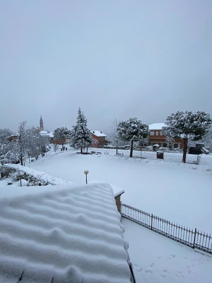 Le fotografie della prima neve del 2021