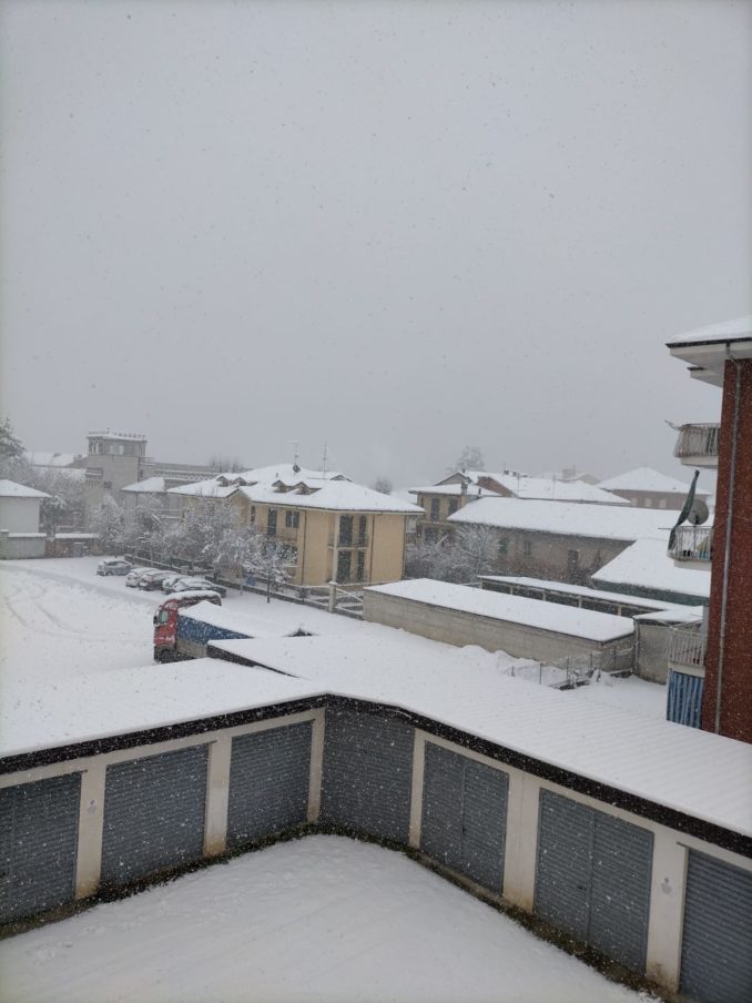 Le foto della prima nevicata del 2021 6