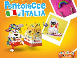  A Carnevale Kinder lancia il concorse Pentolacce d’Italia e collabora con Viareggio