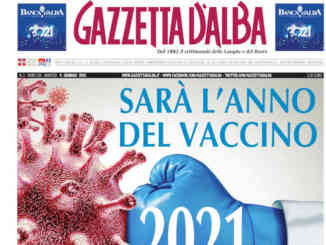 La copertina di Gazzetta d’Alba in edicola martedì 5 gennaio