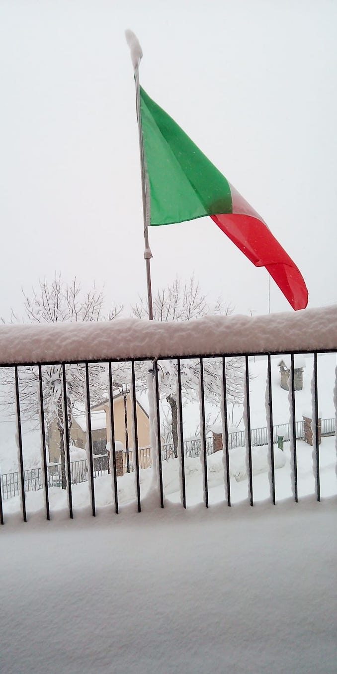 Le foto della prima nevicata del 2021 9