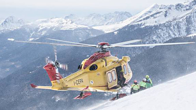 Valanga sul  Monte Bisalta, nel territorio di Peveragno, ferito uno scialpinista
