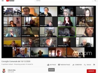 Alba: Consiglio comunale in videoconferenza venerdì 26 febbraio