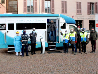 Alba: tampone rapido per la Polizia locale sull’ambulatorio mobile della Fondazione Nuovo Ospedale