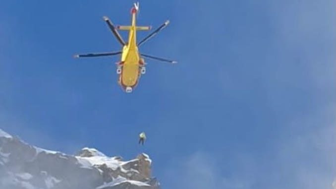 Due interventi del Soccorso alpino in Valsesia in provincia di Vercelli
