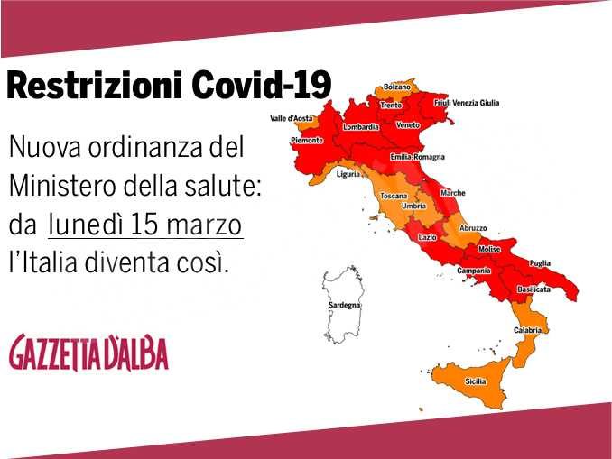 Da lunedì Piemonte in zona rossa. Da domani solo alimentari in vendita nei mercati