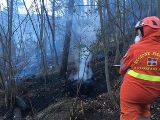 Domato da Vigili del fuoco e Aib un rogo a Cortemilia