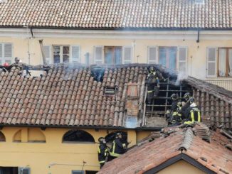 Incendio in via Alfieri a Canelli
