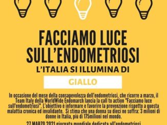 Alba: le torri si illuminano di giallo per la Giornata mondiale dell’endometriosi