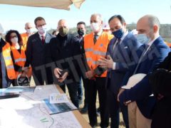 Il sottosegretario ai Trasporti Morelli in visita ai cantieri dell