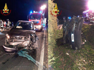 Scontro frontale tra due auto a San Giovanni Perucca di Trinit&agrave;, nessun ferito grave