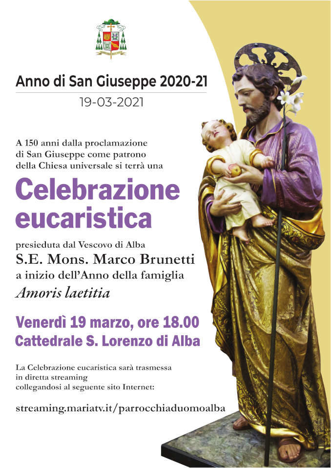 Inizia l’Anno della famiglia con la Messa in streaming dalla cattedrale per san Giuseppe