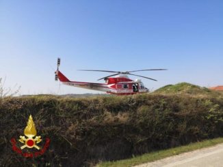 Un uomo è stato recuperato