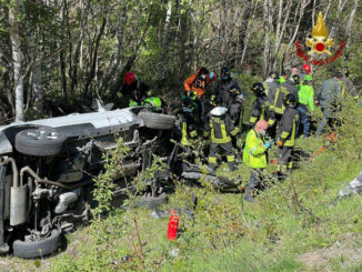 Auto si cappotta a Casteldelfino, in localit&agrave; Torrette: 60enne ferito, elitrasportato all'ospedale di Cuneo