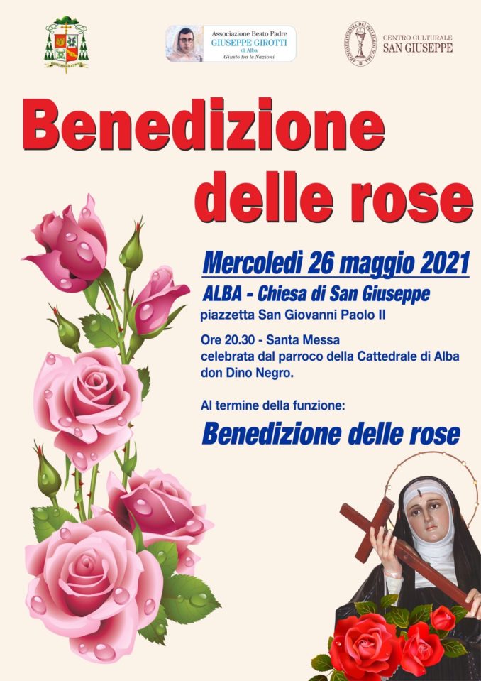 Benedizione delle rose nella chiesa di San Giuseppe