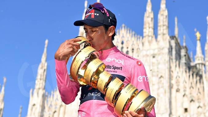 Bernal ha vinto il Giro d'Italia. Un grande Sobrero ha sfiorato il podio nella cronometro conclusiva