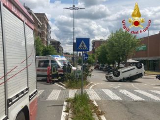 Incidente in corso Torino ad Asti, due le auto coinvolte, un ferito