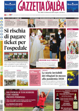 La copertina di Gazzetta d’Alba in edicola martedì 18 maggio