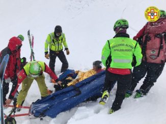 Sestriere: complicato recupero di uno scialpinista presso il passo di San Giacomo nel Vallone del Chisonetto