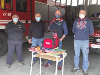 Uno zaino porta utensili per i Vigili del fuoco di Santo Stefano Belbo