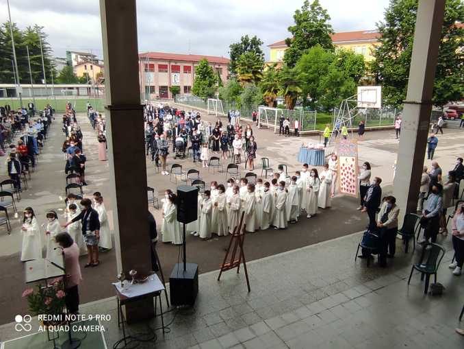 Ieri le prime comunioni per 29 ragazzi ai Salesiani di Bra