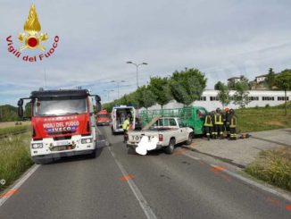 Incidente alle porte dell'abitato di Castagnole: c'è un ferito lieve