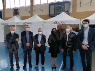 A Dogliani una giornata di vaccinazioni al palazzetto dello sport