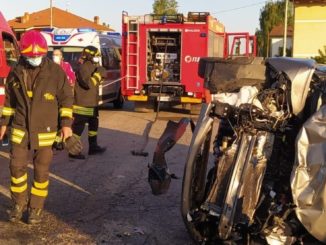 I pompieri di Asti intervengono per un incidente nei pressi di Valfenera