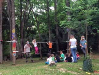 Il Tg3 regionale ha dedicato un servizio all'asilo nel bosco di Valle Talloria