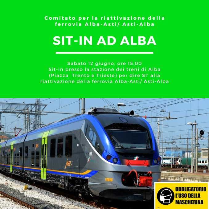 Si terrà sabato 12 giugno, davanti alla stazione di Alba, un sit-in per la riattivazione della ferrovia