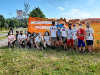 Presidio degli studenti della Macrino contro il cantiere a San Cassiano 2