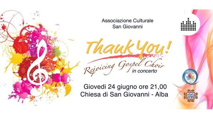 Giovedì concerto gospel nella chiesa di San Giovanni ad Alba