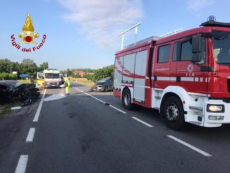 Frontale sulla statale 231 a Magliano Alfieri: due feriti e traffico in tilt