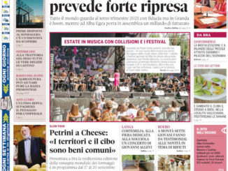 La copertina di Gazzetta d’Alba in edicola martedì 20 luglio