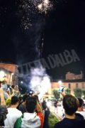 I festeggiamenti ad Alba per la vittoria dell