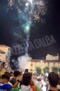 I festeggiamenti ad Alba per la vittoria dell