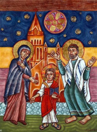 Sarà benedetta e collocata in San Giuseppe  l’icona di Ceron sulla Famiglia di Nazareth