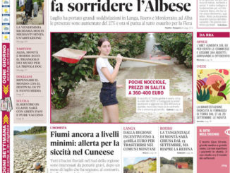 La copertina di Gazzetta d’Alba in edicola martedì 31 agosto