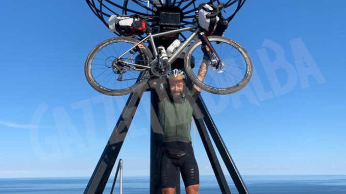 Roberto Menicucci è arrivato in bicicletta a Capo Nord