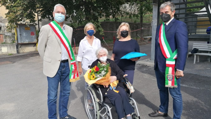 Margherita Ghibaudo compie 100 anni, a festeggiarla i sindaci di Valdieri e Roaschia 1
