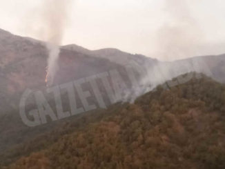 Ancora incendi nei boschi della Liguria