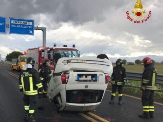 Una serie di incidenti stradali, domenica pomeriggio, in provincia di Cuneo