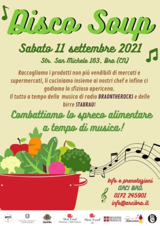 Sabato 11 settembre, Arci Bra e Slow food contro lo spreco alimentare