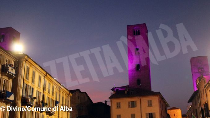 A ottobre torri di Alba in rosa per la ricerca Airc sul tumore al seno 1