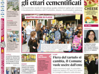 La copertina di Gazzetta d’Alba in edicola martedì 14 settembre