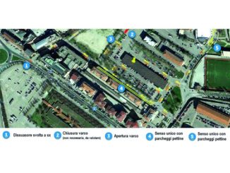 Sensi unici e divieti: il piano viabilità in piazza Prunotto ad Alba