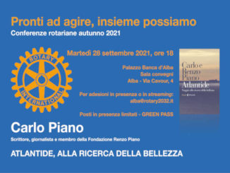 Pronti ad agire, insieme possiamo: parte il ciclo di conferenze rotariane