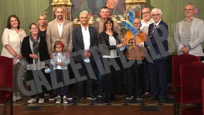 I rappresentanti delle citt&agrave; gemelle hanno assistito al Palio e alla rievocazione storica